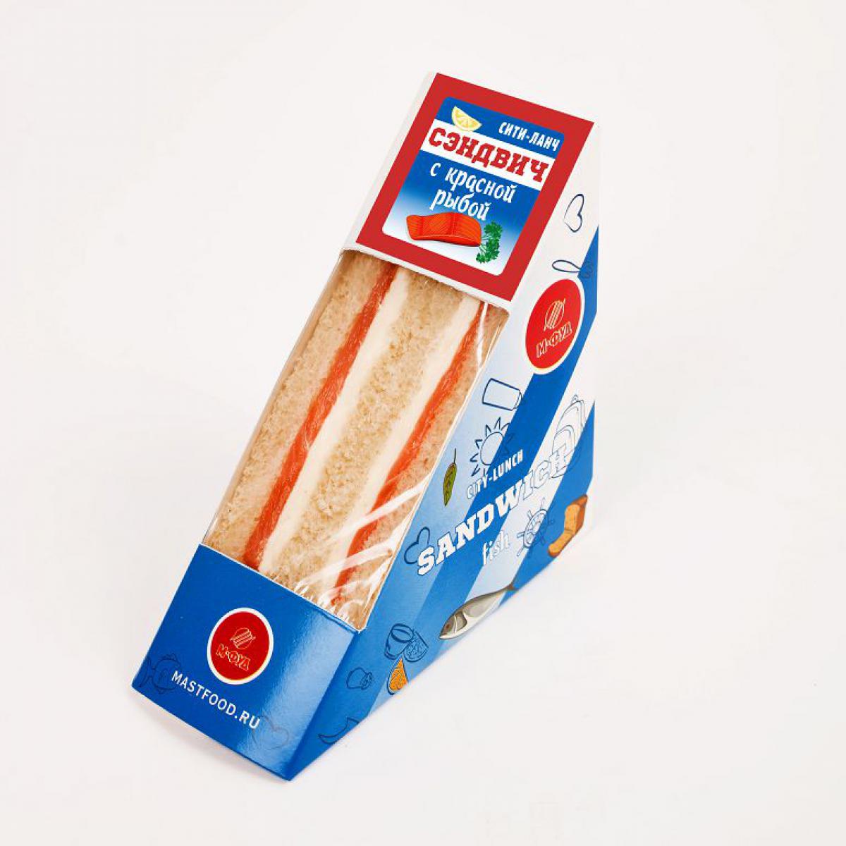Сэндвич с красной рыбой 130г